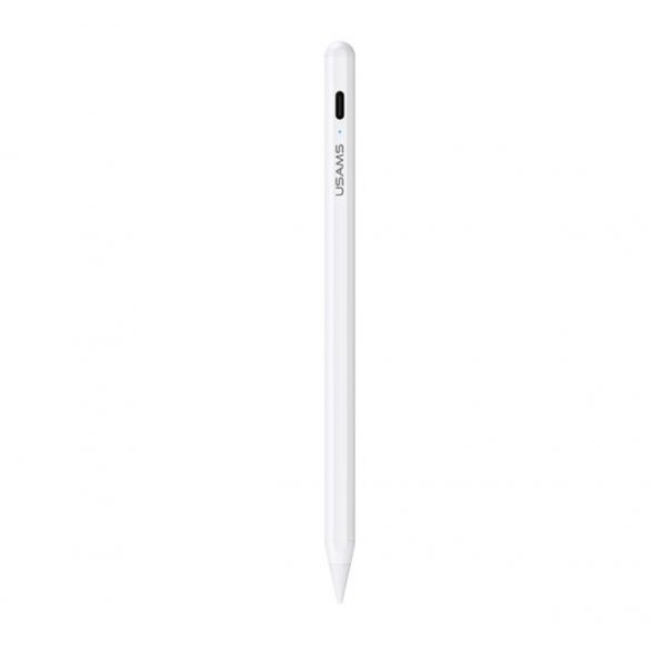 Creion tactil USAMS (activ) ALB Compatibil Apple Pencil Apple IPAD, IPAD 2, IPAD (a treia generație)