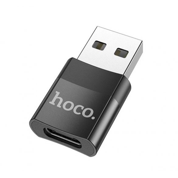 Adaptor HOCO UA17 (USB - priză tip C, transfer și încărcare date, OTG) NEGRU