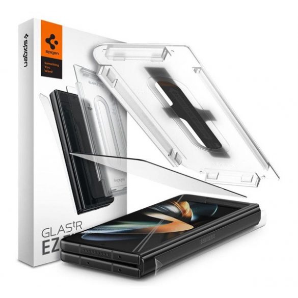 SPIGEN FC folie sticlă protecție ecran(2.5D, rezistent la amprente, foarte rezistent la zgârieturi, 9H, ultra-subțire, 0.3mm, evidențiere culori) pentru Samsung Galaxy Z Fold4 5G (SM-F936)