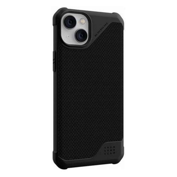 Protectie telefon UAG METROPOLIS LT din plastic (cadru silicon, rezistenta medie la impact, MagSafe, spate cu efect piele) NEGRU Apple iPhone 14 Plus