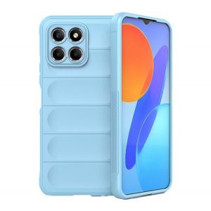 Husă silicon pentru telefon (rezistent la impact mediu, protecție cameră, model 3D) LIGHT albastruHonor X6 (2022), Honor X8 5G, Honor 70 Lite 5G