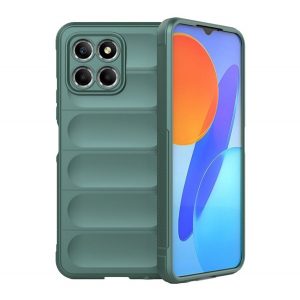 Protectie din silicon pentru telefon (rezistenta la impact mediu, protectie camera, model 3D) VERDE INCHIS Honor X6 (2022), Honor X8 5G, Honor 70 Lite 5G