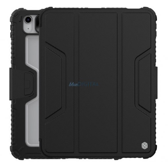 Protector de telefon din plastic NILLKIN BUMPER PRO (FLIP activ, cadru din silicon, rezistenta la impact, suport pentru masa) BLACK Apple IPAD 10.9 (2022)