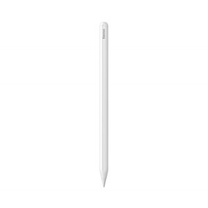 Stylus BASEUS SMOOTH WRITING (activ, magnetic, wireless + vârf de rezervă, compatibil cu Apple Pencil) ALB Apple IPAD, IPAD 2, IPAD (a treia generație)