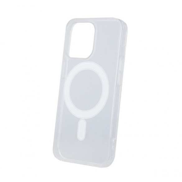 Protectie din silicon pentru telefon (rezistenta medie la impact, colt cu perna de aer, MagSafe) TRANSPARENT Apple iPhone 14 Pro