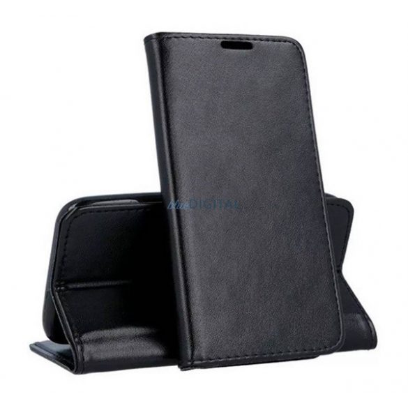 Carcasa in picioare, efect piele (FLIP, deschidere laterala, functie suport de masa) NEGRU Oppo Reno 8