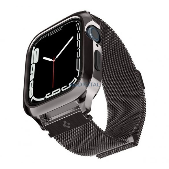 SPIGEN METAL FIT PRO cadru metalic pentru ceas (rezistent la șocuri) BLACK Apple Watch Series SE 44mm, Watch Series SE 2 44mm, Watch Series 6 44mm