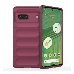 Husă silicon pentru telefon (rezistent la impact mediu, protecție cameră, model 3D) BORDO Google Pixel 7