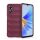 Protectie din silicon pentru telefon (rezistenta la impact mediu, protectie camera, model 3D) BURGUNDY Oppo A17