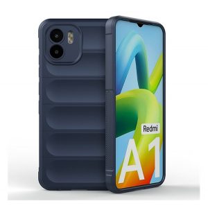 Protectie din silicon pentru telefon (rezistenta la impact mediu, protectie camera, model 3D) ALBASTRU INCHIS Xiaomi Redmi A1, Xiaomi Redmi A2