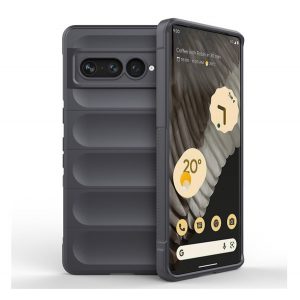 Husă silicon pentru telefon (mediu rezistent la șocuri, protecția camerei, model 3D) maro Google Pixel 7 Pro