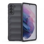   Protector din silicon pentru telefon (rezistență medie la impact, protecție pentru cameră, model 3D) GR ÎNCHIS Samsung Galaxy S21 Plus (SM-G996) 5G