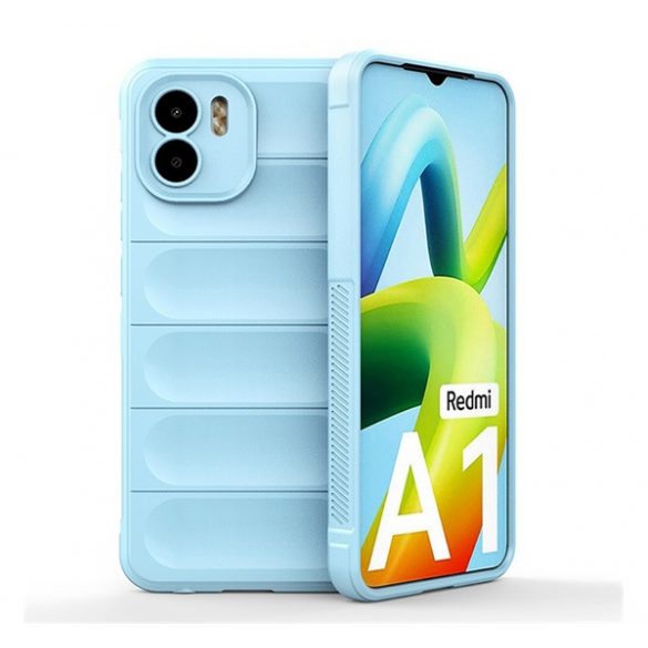 Protectie din silicon pentru telefon (rezistenta la impact mediu, protectie camera, model 3D) ALBASTRU DESCHIS Xiaomi Redmi A1, Xiaomi Redmi A2