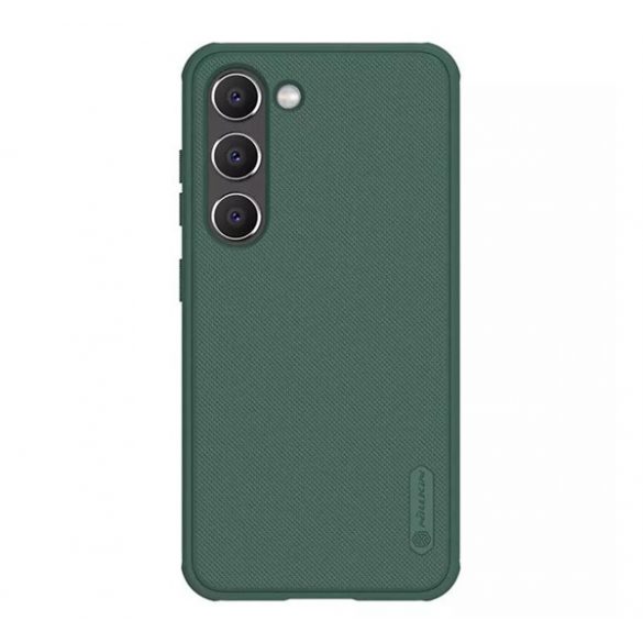 Protector de telefon din plastic NILLKIN SUPER FROSTED PRO (rezistent mediu la impact, cauciucat, suprafață rugoasă) VERDE ÎNCHIS Samsung Galaxy S23 Plus (SM-S916)