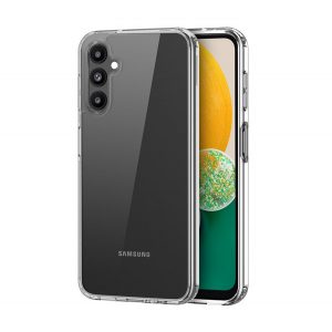 Protectie de telefon din plastic DUX DUCIS CLIN (rezistenta medie la impact, cadru din silicon, colt cu perna de aer) TRANSPARENT Samsung Galaxy A14 5G (SM-A146), Samsung Galaxy A14 4G (SM-A145)