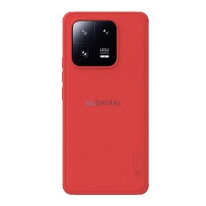 Protectie de telefon din plastic NILLKIN SUPER FROSTED PRO (rezistenta la impact mediu, cauciucata, suprafata aspra) RED Xiaomi 13 Pro