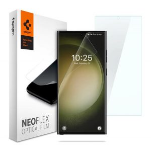 Film protector ecran SPIGEN NEOFLEX 2buc (ecran complet, parte curbată, compatibil cu husa) TRANSPARENT Samsung Galaxy S23 Ultra (SM-S918)