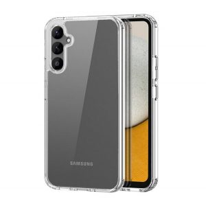 Protectie de telefon din plastic DUX DUCIS CLIN (rezistenta medie la impact, cadru din silicon, colt cu perna de aer) TRANSPARENT Samsung Galaxy A34 5G (SM-A346)