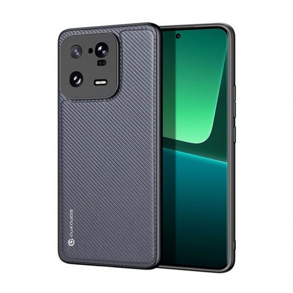 Protectie de telefon din silicon DUX DUCIS FINO (interior din plastic, rezistenta medie la impact, model grila) GREY Xiaomi 13 Pro