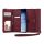 Husă SPIGEN WALLET S PLUS în picioare, efect piele (FLIP, deschidere laterală, model textil) BURGUNDY Samsung Galaxy S23 Plus (SM-S916)