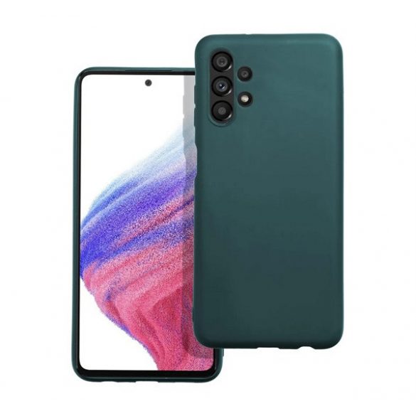 Protectie din silicon pentru telefon (mat) VERDE ÎNCHIS Samsung Galaxy A13 4G (SM-A135F / A137F)