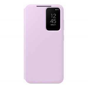 Husă SAMSUNG în picioare (FLIP activ, deschidere laterală, capac Clear View) PURPLE Samsung Galaxy S23 (SM-S911)