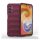 Protectie din silicon pentru telefon (rezistenta medie la impact, protectie camera, model 3D) BURGUNDY Samsung Galaxy A14 5G (SM-A146), Samsung Galaxy A14 4G (SM-A145)