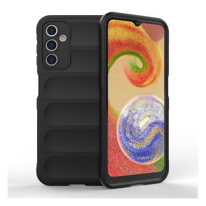 Protectie din silicon pentru telefon (rezistenta la impact mediu, protectie camera, model 3D) NEGRU Samsung Galaxy A14 5G (SM-A146), Samsung Galaxy A14 4G (SM-A145)