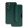 Husă în picioare, efect piele (FLIP, deschidere laterală, colț cu pernă de aer, protecție pentru cameră, model carbon) VERDE ÎNCHIS Samsung Galaxy A14 5G (SM-A146), Samsung Galaxy A14 4G (SM-A145)