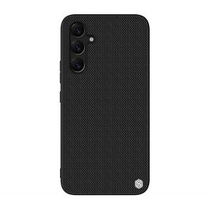 Protector de telefon din plastic NILLKIN TEXTURED (suprafață aspră, rezistență medie la impact, cadru din silicon, model 3D) NEGRU Samsung Galaxy A54 5G (SM-A546)