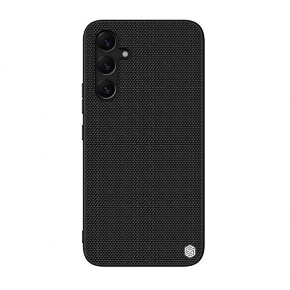 Protector de telefon din plastic NILLKIN TEXTURED (suprafață aspră, rezistență medie la impact, cadru din silicon, model 3D) NEGRU Samsung Galaxy A54 5G (SM-A546)