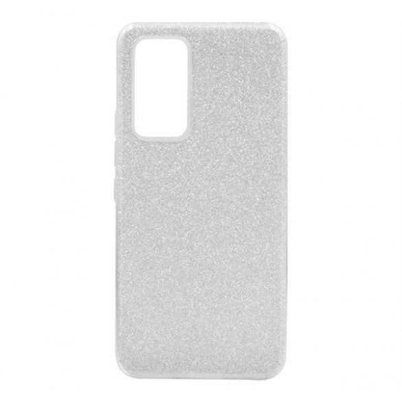 Protectie de telefon din silicon (interior din plastic, spate lucios) SILVER Xiaomi 12 Lite