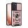 Protector de telefon din plastic Defender (rezistenta medie la impact, interior din silicon, inel suport telefon, protectie camera) ROSE GOLD Samsung Galaxy S23 Plus (SM-S916)