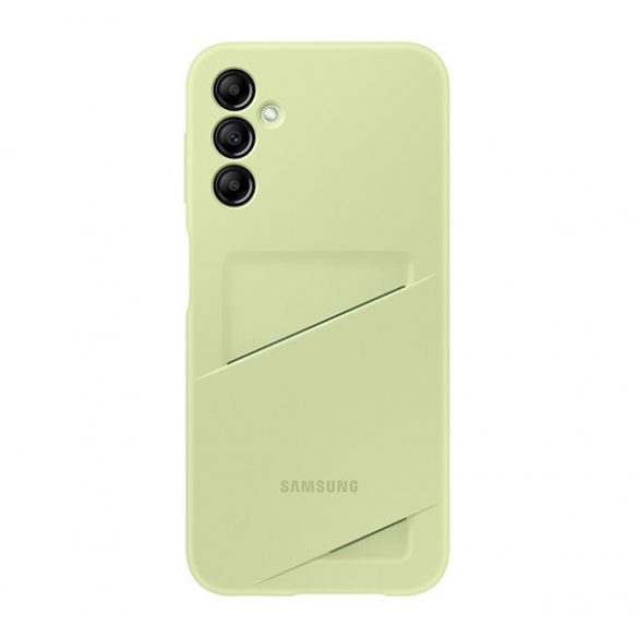 Protectie de telefon din silicon SAMSUNG (suport card bancar) LIME Samsung Galaxy A14 5G (SM-A146)