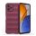 Protectie din silicon pentru telefon (rezistenta medie la impact, protectie camera, model 3D) BURUNDY Huawei Nova Y61