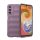 Protector de telefon din silicon (rezistență medie la impact, protecție pentru cameră, model 3D) PURPLE Samsung Galaxy A14 4G (SM-A145), Samsung Galaxy A14 5G (SM-A146)