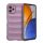 Protectie din silicon pentru telefon (rezistenta la impact mediu, protectie camera, model 3D) PURPLE Huawei Nova Y61