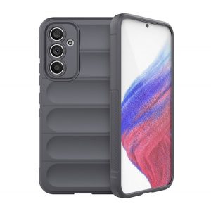 Protector din silicon pentru telefon (rezistență medie la impact, protecție pentru cameră, model 3D) GR ÎNCHIS Samsung Galaxy A54 5G (SM-A546)