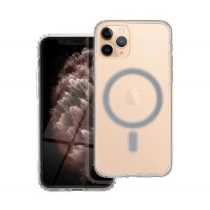 Protector de telefon din silicon (rezistenta la socuri, MagSafe) TRANSPARENT Apple iPhone 11 Pro