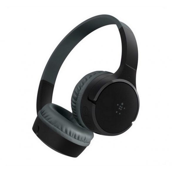 Căști bluetooth BELKIN SOUNDFORM MINI STEREO (v5.0, microfon, buton de înregistrare, dimensiune CHILD) NEGRU