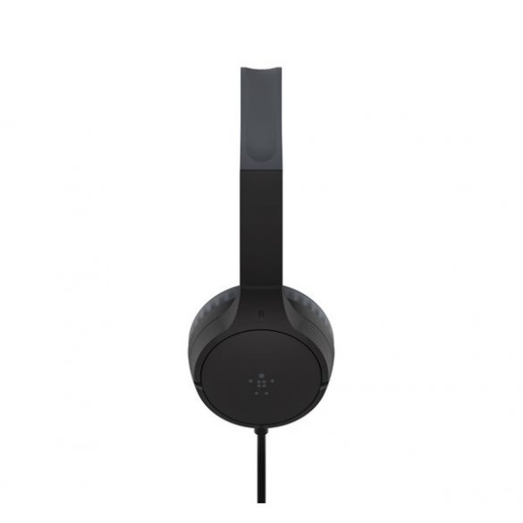 Căști bluetooth BELKIN SOUNDFORM MINI STEREO (v5.0, microfon, buton de înregistrare, dimensiune CHILD) NEGRU