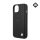 CG MOBILE BMW SIGNATURE LEATHER protectie telefon din plastic (spate din piele naturala) NEGRU Apple iPhone 14 Plus