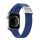 Curea de schimb DUX DUCIS (dimensiune personalizată, mică, textilă, reglabilă) ALBASTRU ÎNCHIS Apple Watch Series 7 41mm, Apple Watch Series 8 41mm, Apple Watch Series 4 40mm, Apple Watch Series 5 40mm, Apple Watch Series 6 40mm, Apple Watch Series 