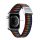 Curea de schimb DUX DUCIS (dimensiune personalizată, mică, textilă, cu dungi, reglabilă) CULOARE Apple Watch Series 7 41mm, Apple Watch Series 8 41mm, Apple Watch Series 4 40mm, Apple Watch Series 5 40mm, Apple Watch Series 6 40mm, Apple Watch Serie