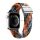 Curea de schimb DUX DUCIS (dimensiune personalizată, mare, textil, model de teren, reglabilă) PORTOCALIU Apple Watch Ultra 49 mm, Apple Watch Series 7 45 mm, Apple Watch Series 8 45 mm, Apple Watch Series 4 44 mm, Apple Watch Series 5 44 mm, Apple W