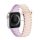 Curea de schimb DUX DUCIS (dimensiune personalizată, mare, silicon, magnetică) ROZ Apple Watch Ultra 49 mm, Apple Watch Series 7 45 mm, Apple Watch Series 8 45 mm, Apple Watch Series 4 44 mm, Apple Watch Series 5 44 mm, Apple Watch Series 6 44 mm, A