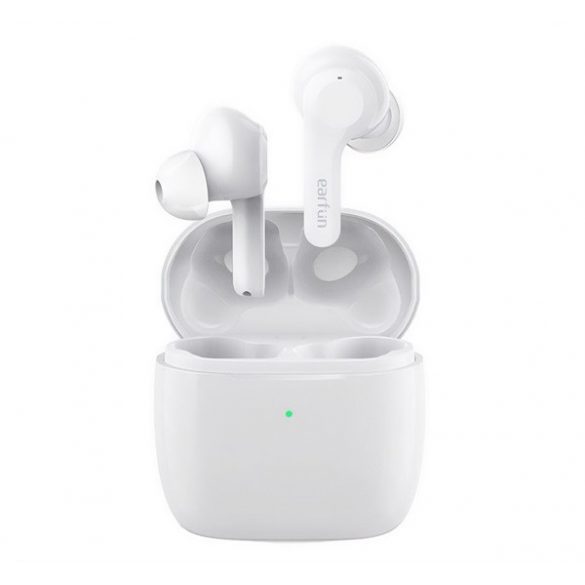 Căști bluetooth EARFUN AIR STEREO (v5.0, TWS, microfon, filtru de zgomot, IPX7 rezistent la apă + carcasă de încărcare) ALBE