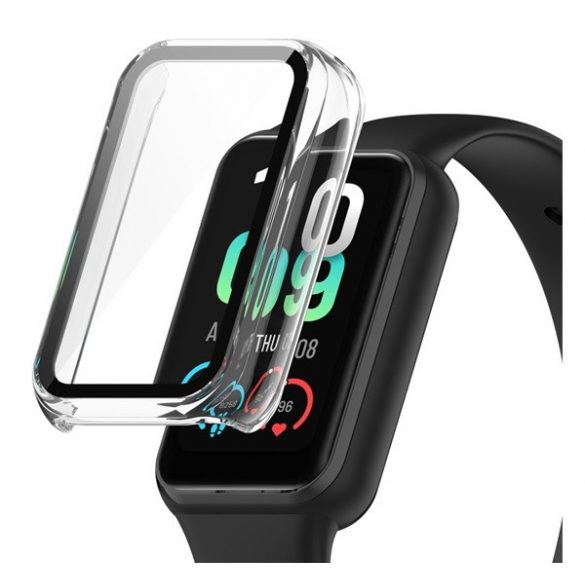 Cadru din plastic (BUMPER, rezistent la impact + sticlă de protecție a ecranului) TRANSFER Amazfit Band 7