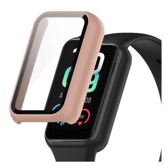 Rama din plastic (rezistenta la impact + sticla protectoare pentru ecran) ROZ Amazfit Band 7