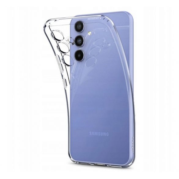 Protector de telefon din silicon SPIGEN LIQUID CRYSTAL (rezistență medie la impact, colț cu pernă de aer) TRANSPARENT Samsung Galaxy A54 5G (SM-A546)